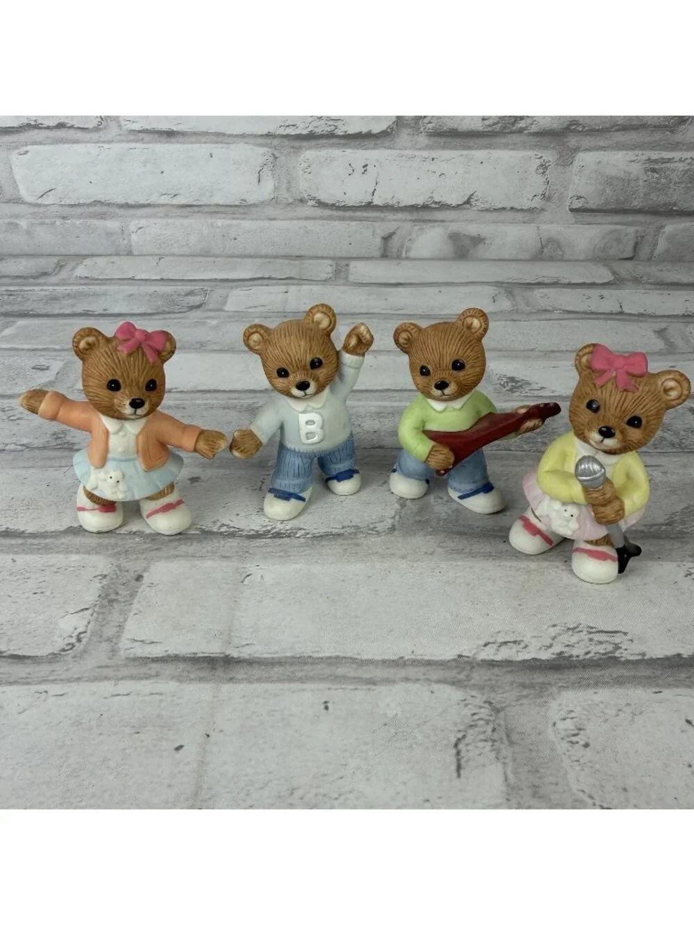 Homco #1421 Bear Figurines 